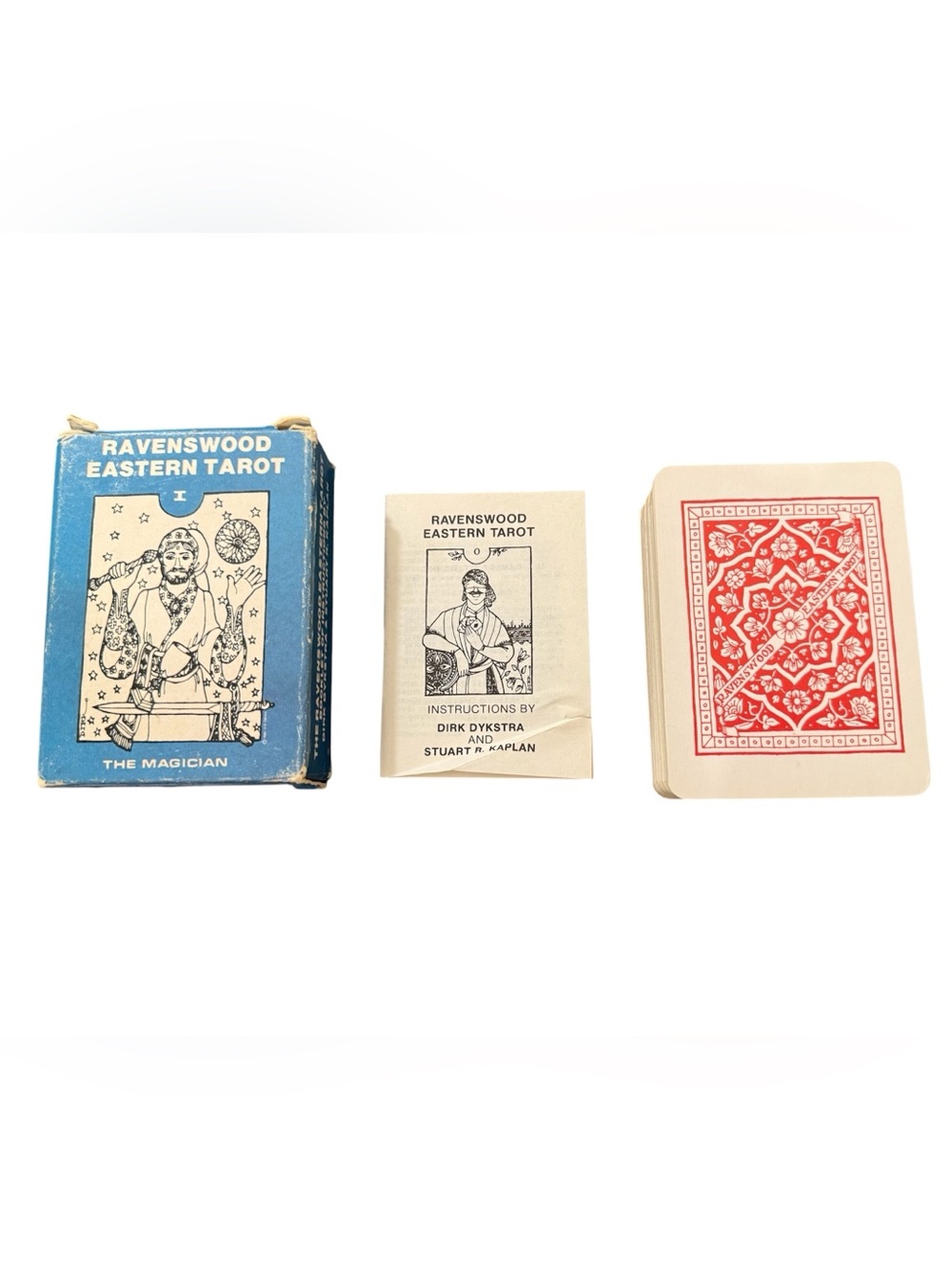RARE 1981 Ravenswood Eastern Tarot Deck Turkish Dirk Dykstra OOP Collectible